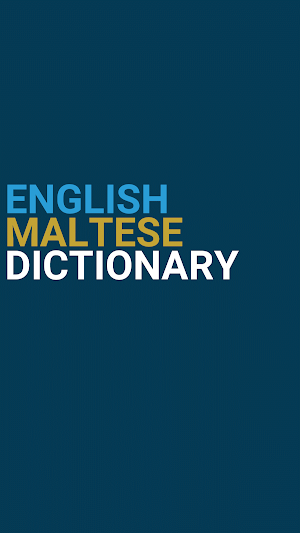 English : Maltese Dictionary Screenshot 0
