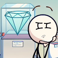 Classic Stickman Steal Diamond