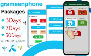 BD All Sim Internet Packages Screenshot 3
