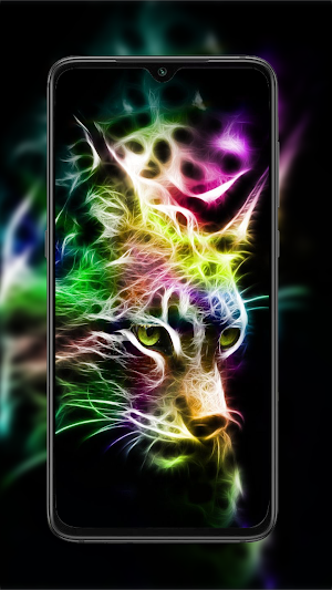 Neon Animal Wallpaper Screenshot 0