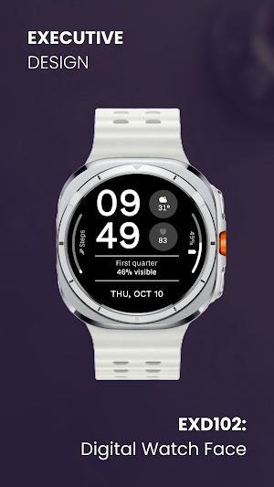 EXD102: Digital Watch Face Screenshot 2