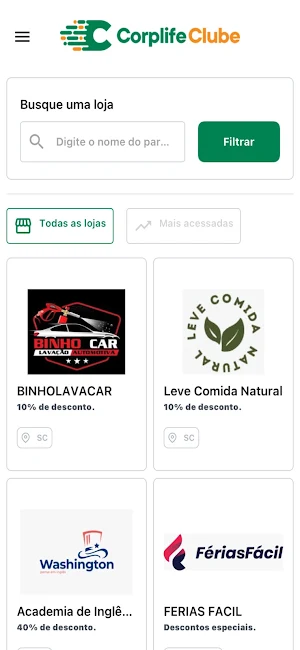 CORPLIFE CLUBE Screenshot 0