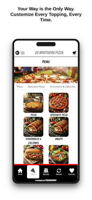 2G Brothers Pizza - Uniontown Screenshot 1
