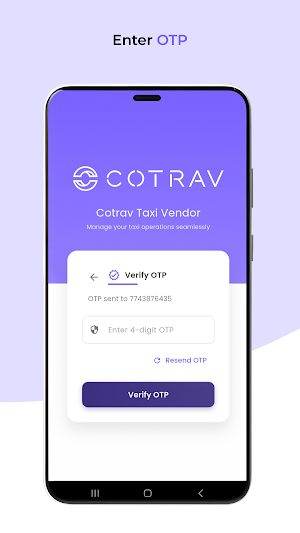 Cotrav Taxi Vendor Screenshot 2