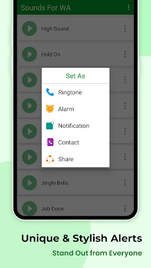 Sounds for WhatsApp - MSG Tone Screenshot 1