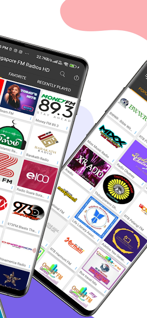 Singapore FM Radios HD Screenshot 1
