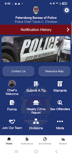 Petersburg Bureau of Police Screenshot 0