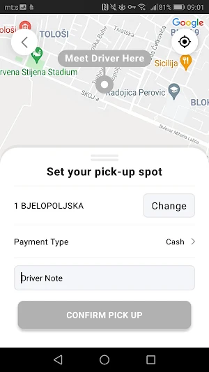 Naš taxi Podgorica Screenshot 1