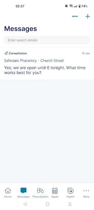 Safedale Pharmacy Screenshot 1