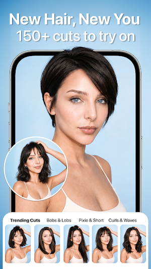 Bangs! AI Haircut & Color Screenshot 0