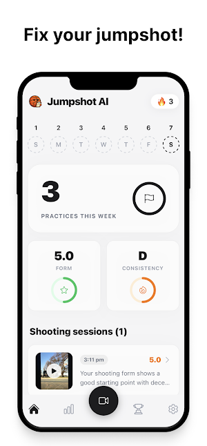 Jumpshot AI: Basketball Coach Screenshot 0