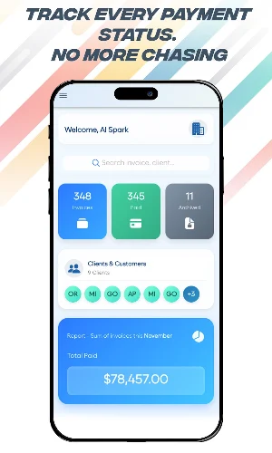 Invoice Maker: Invoice Send Screenshot 1