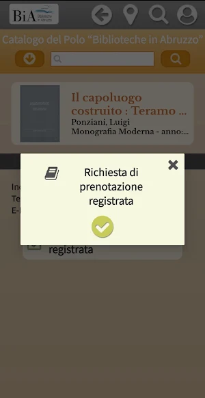 BiA - Biblioteche in Abruzzo Screenshot 1