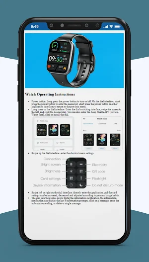 Nerunsa Smartwatch App Advice Screenshot 3