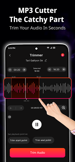 MP3 Cutter: Music Audio Editor Screenshot 1