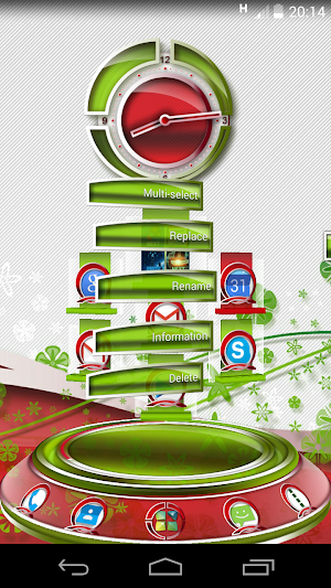 GreenLi 3D theme Next Launcher Screenshot 2