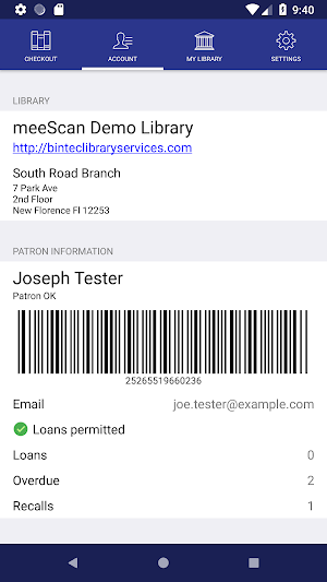 AU Library Self Check Screenshot 3