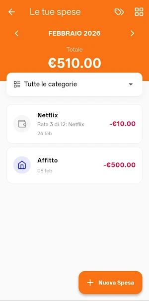 EasyBudget-Risparmia e Traccia Screenshot 0