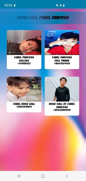 Fake call farel prayoga chat Screenshot 3