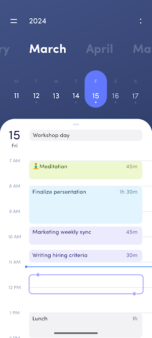 Simple Calendar Screenshot 1