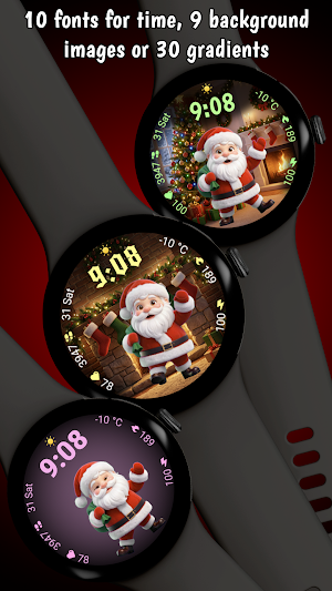 Singing Santa Christmas WF Screenshot 3