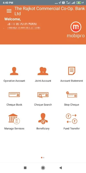 RCC BANK Screenshot 1