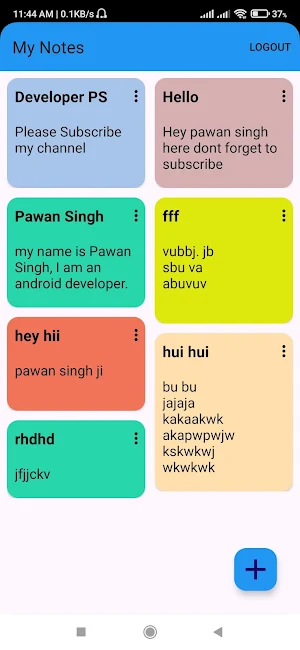 My Notes Screenshot 0