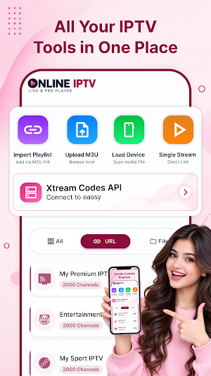 Online IPTV: Live & Pro Player Screenshot 0