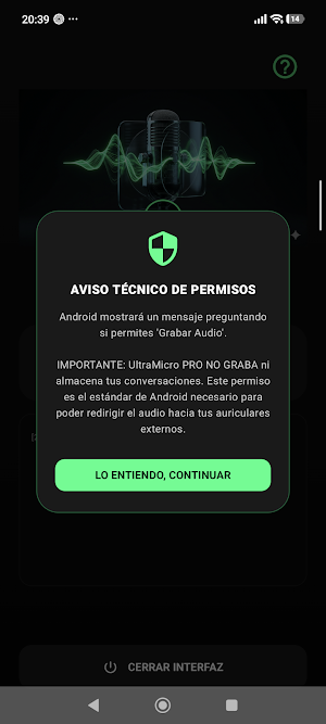 UltraMicro PRO: Voice Fix Screenshot 1