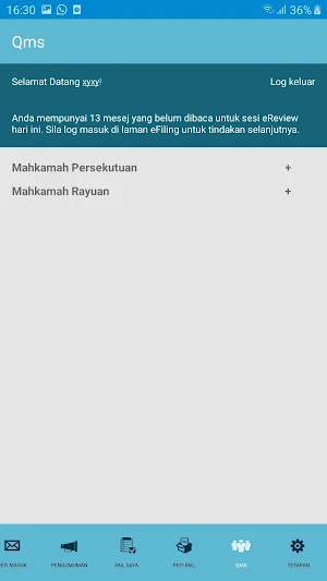 e-Kehakiman Screenshot 2