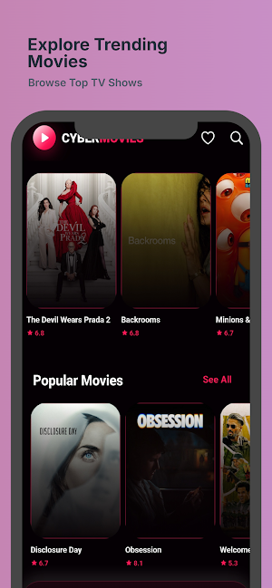 CyberMovies : Movies & Series Screenshot 2
