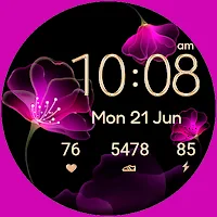 Bloomy Digital Watch Face