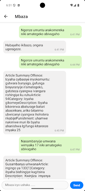 Mbaza Ubutabera AI Screenshot 0
