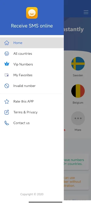 Receive SMS Online Screenshot 3