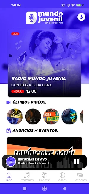 RADIO MUNDO JUVENIL Screenshot 0