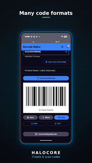 Barcode Maker: Gen & Scan Screenshot 2