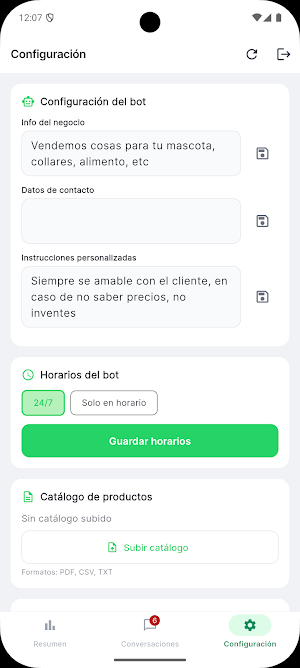 Atiendi Screenshot 2