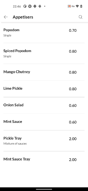 Chutneys Indian Takeaway Screenshot 3