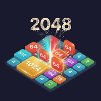 2048 Merge Numbers Puzzle