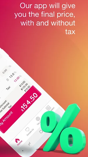 Sales Tax & Discounts Calculator Screenshot 1