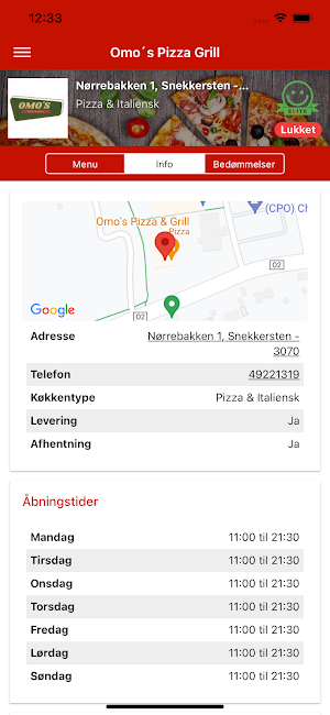 Omo´s Pizza Grill Screenshot 1