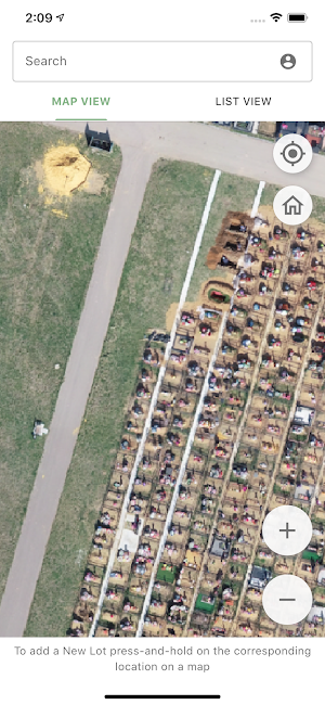 Cemetery Inventory Screenshot 1