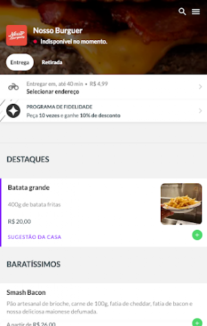 Nosso Burguer Screenshot 2