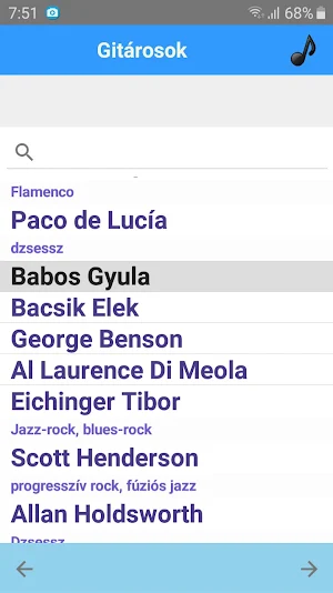 Gitárosok Screenshot 1