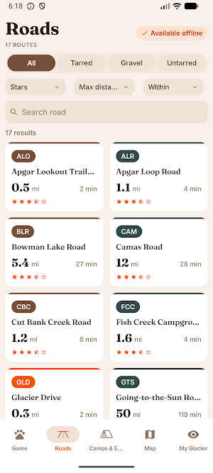 Glacier Wildlife Safari & Map Screenshot 3