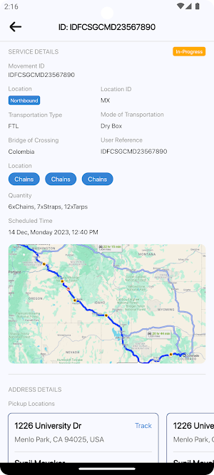 Cargo Connect Operator Screenshot 3