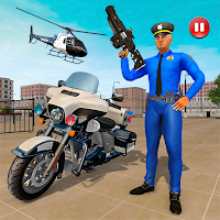 Police Bike City Crime Chase