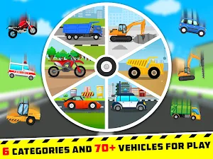 Vehicles Puzzles For Kids Screenshot 0