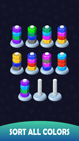 Nuts & Bolts Puzzle Screw Sort Screenshot 1