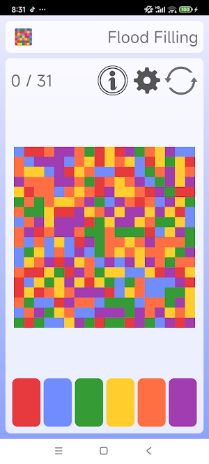 Flood Filling Board by Colors Screenshot 0
